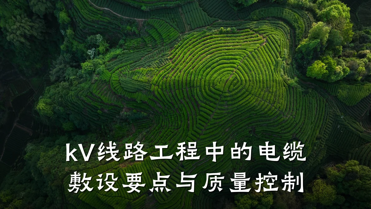 kV线路工程中的电缆敷设要点与质量控制