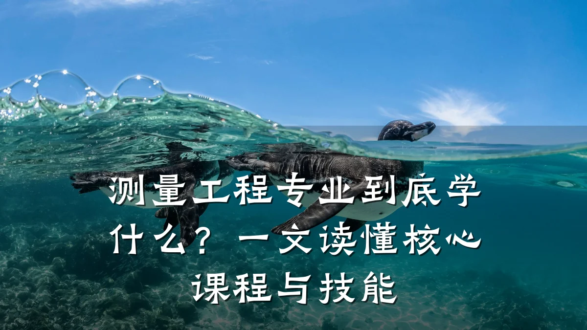测量工程专业到底学什么？一文读懂核心课程与技能