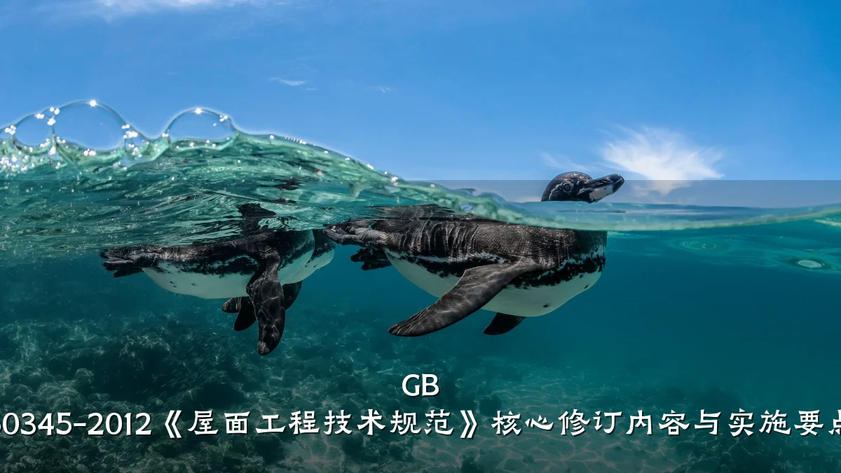 GB 50345-2012《屋面工程技术规范》核心修订内容与实施要点