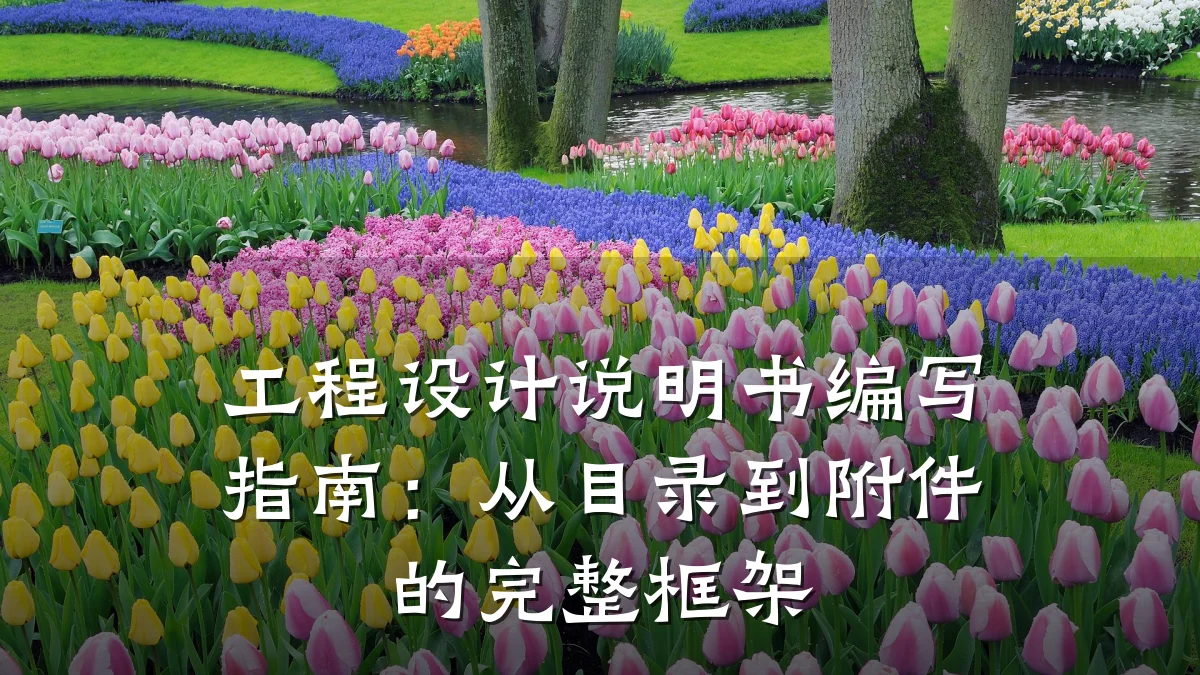 工程设计说明书编写指南:从目录到附件的完整框架