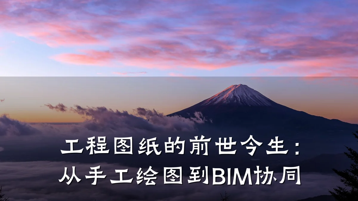 工程图纸的前世今生：从手工绘图到BIM协同