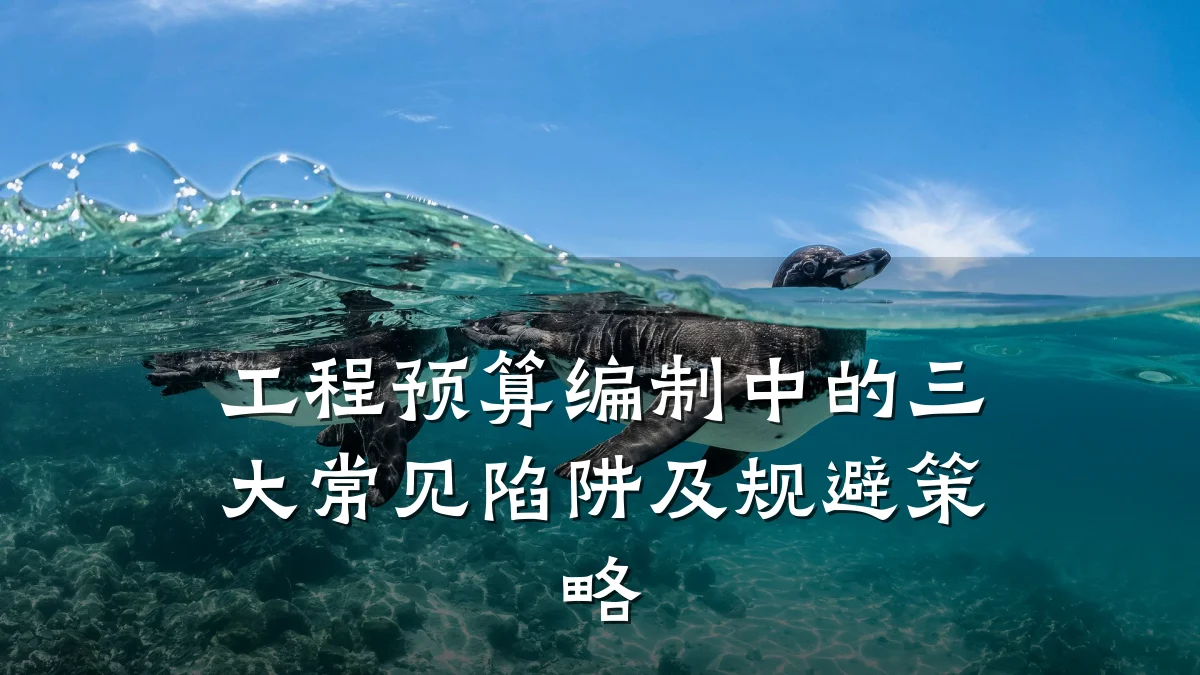 工程预算编制中的三大常见陷阱及规避策略
