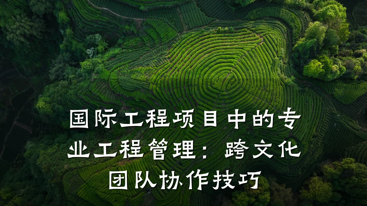 国际工程项目中的专业工程管理:跨文化团队协作技巧
