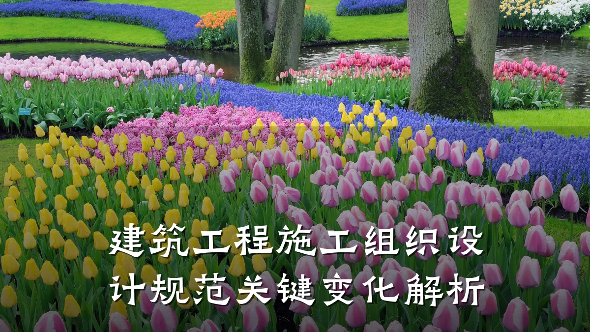 建筑工程施工组织设计规范关键变化解析