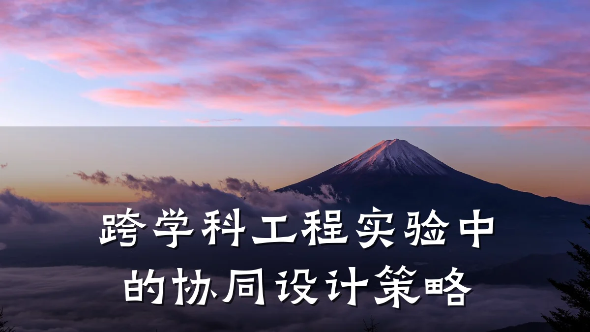 跨学科工程实验中的协同设计策略