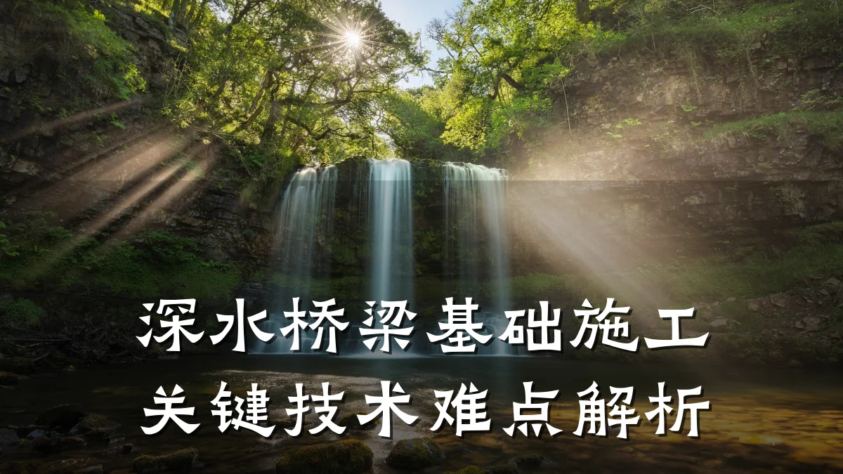 深水桥梁基础施工关键技术难点解析