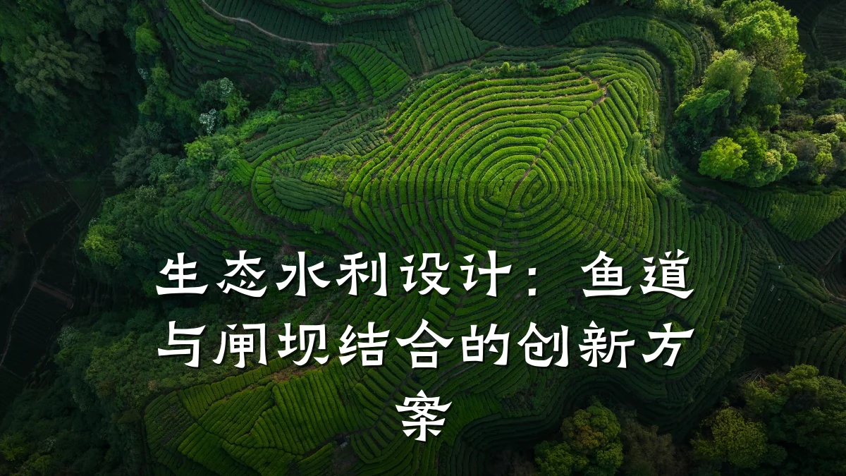 生态水利设计:鱼道与闸坝结合的创新方案