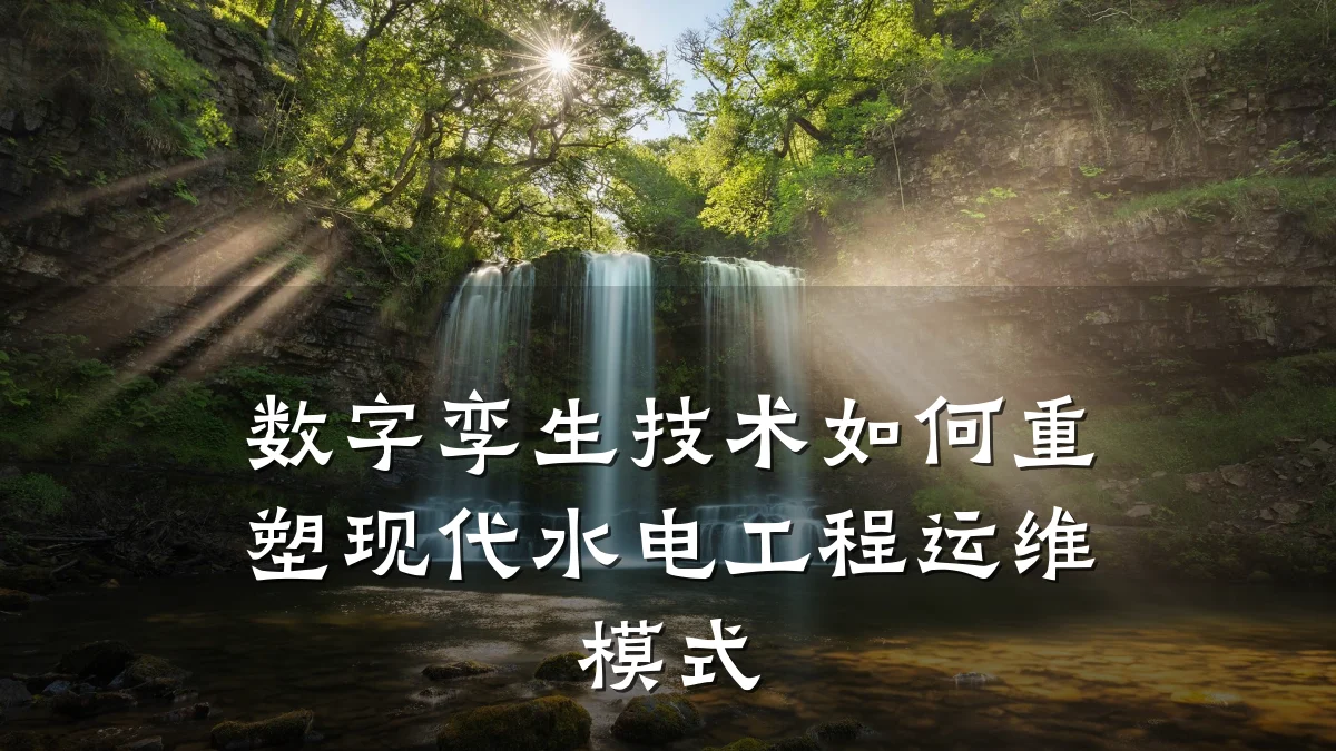 数字孪生技术如何重塑现代水电工程运维模式