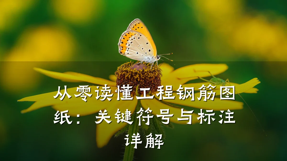 从零读懂工程钢筋图纸：关键符号与标注详解