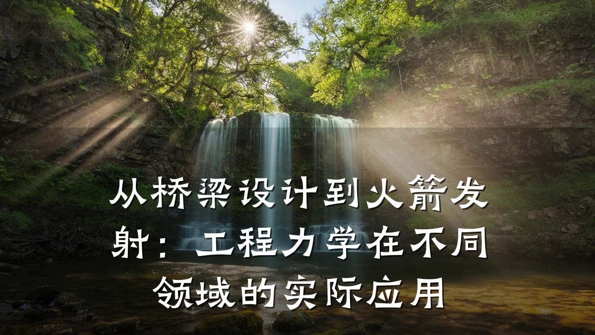 从桥梁设计到火箭发射:工程力学在不同领域的实际应用