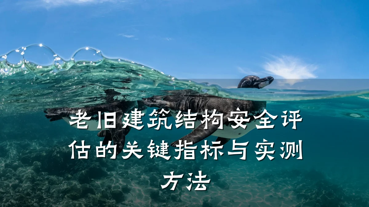 老旧建筑结构安全评估的关键指标与实测方法