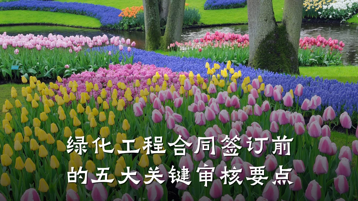 绿化工程合同签订前的五大关键审核要点