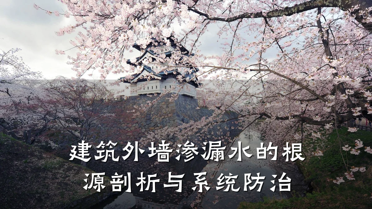 建筑外墙渗漏水的根源剖析与系统防治