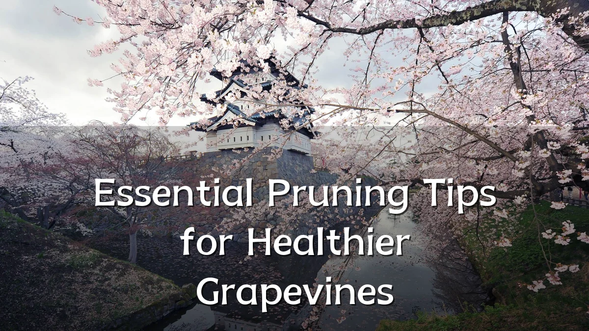 Essential Pruning Tips for Healthier Grapevines