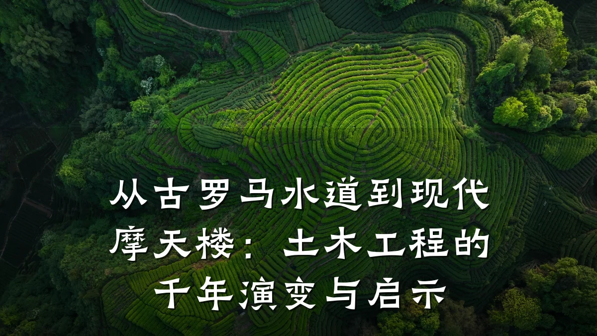 从古罗马水道到现代摩天楼:土木工程的千年演变与启示