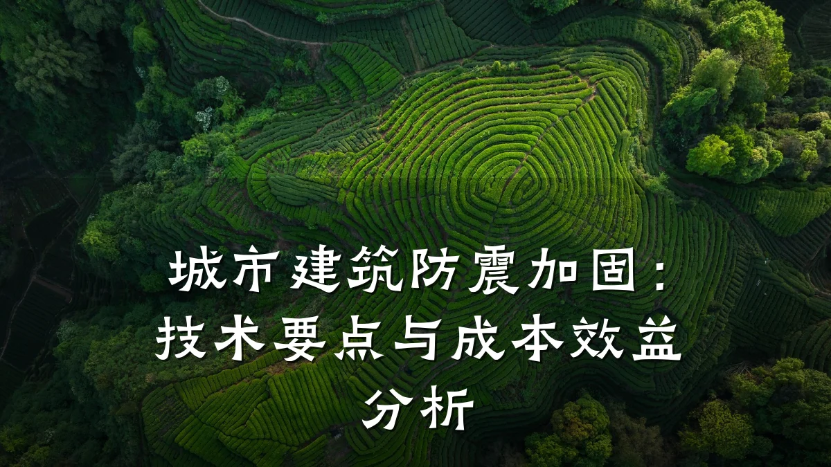 城市建筑防震加固：技术要点与成本效益分析