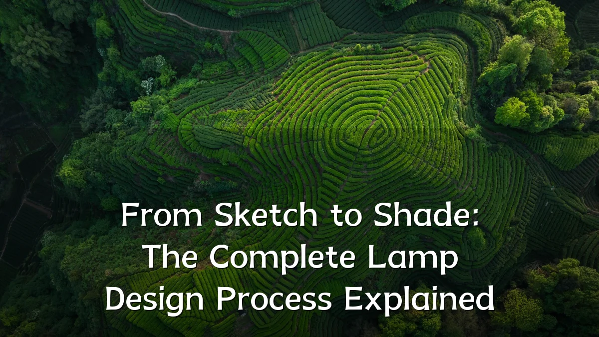 From Sketch to Shade: The Complete Lamp Design Process Explained