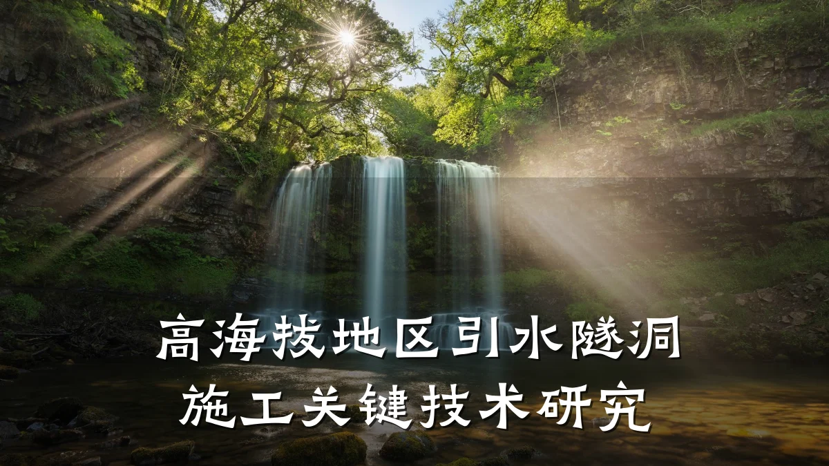 高海拔地区引水隧洞施工关键技术研究