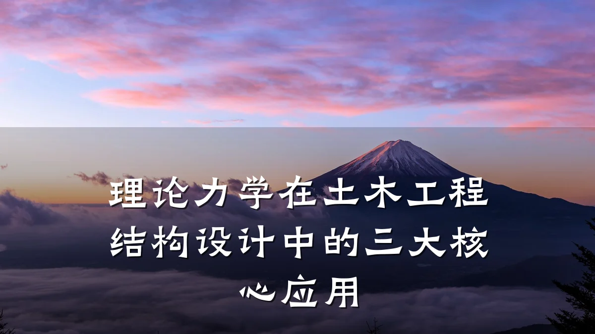 理论力学在土木工程结构设计中的三大核心应用